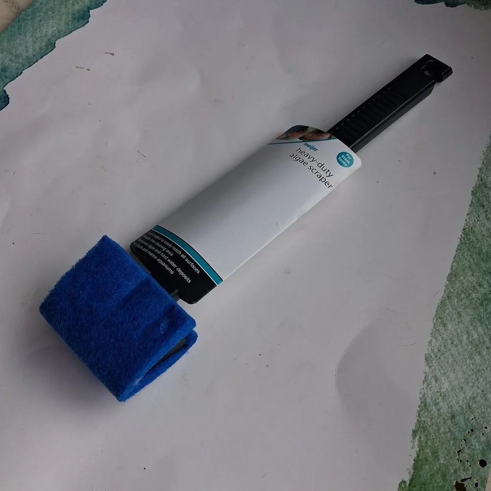 Aquarium Fish Tank Heavy Duty Algae Scraper. New